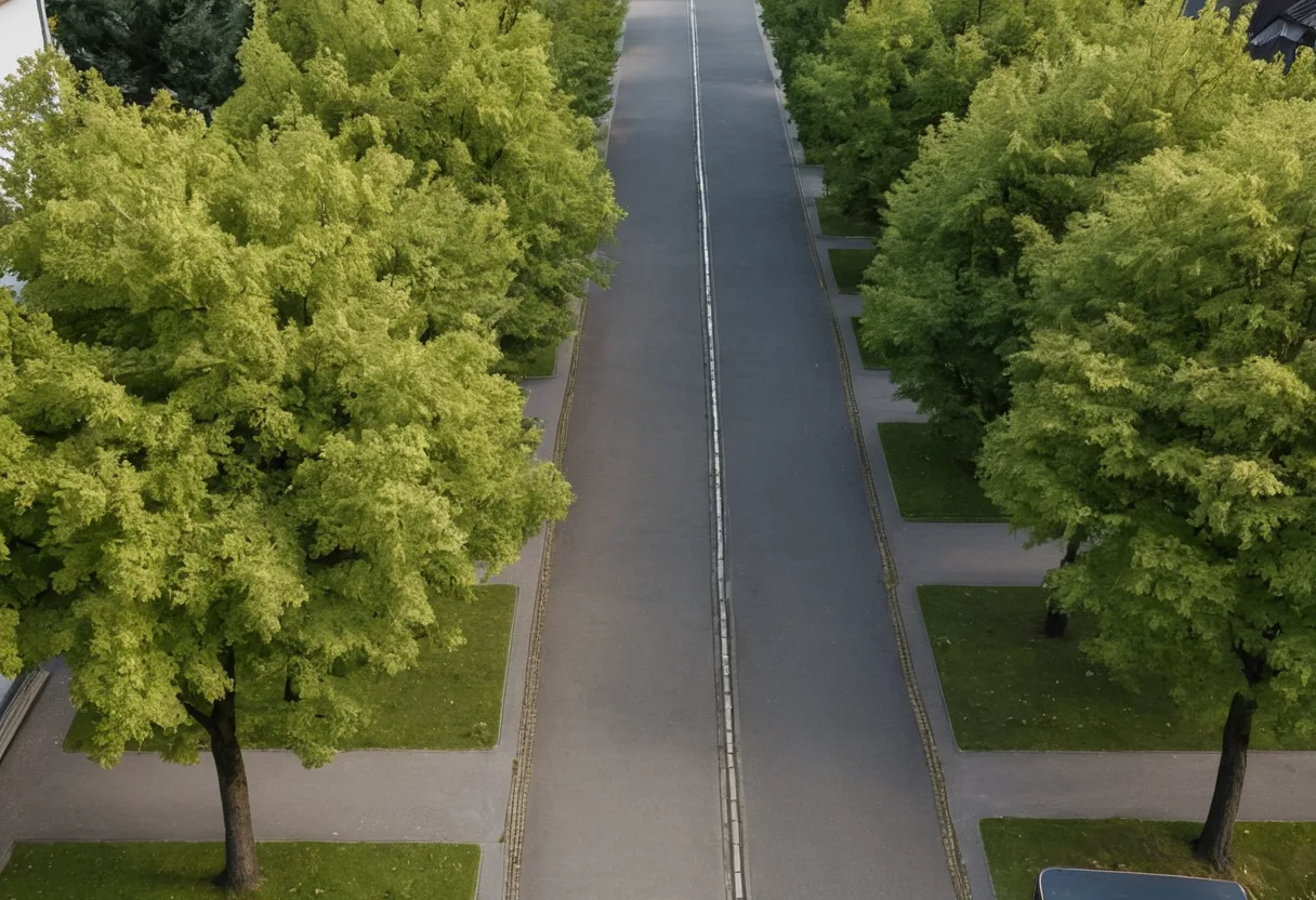 Wohnstraße in Hannover